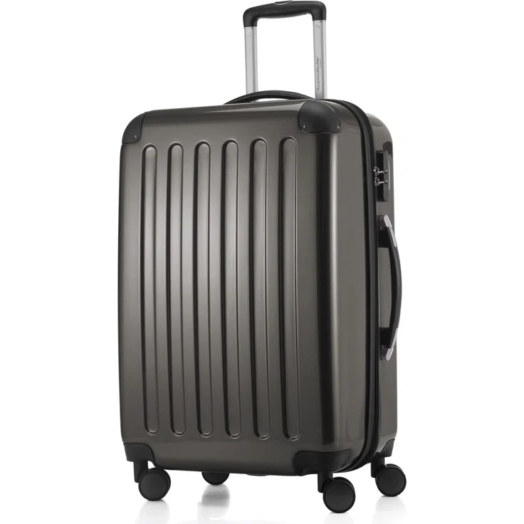 Hauptstadtkoffer Alex Hartschalen Koffer Koffer Trolley Rollkoffer Reisekoffer, 65 cm, 74 Liter graphit, Zahlenschloss – Bild 1