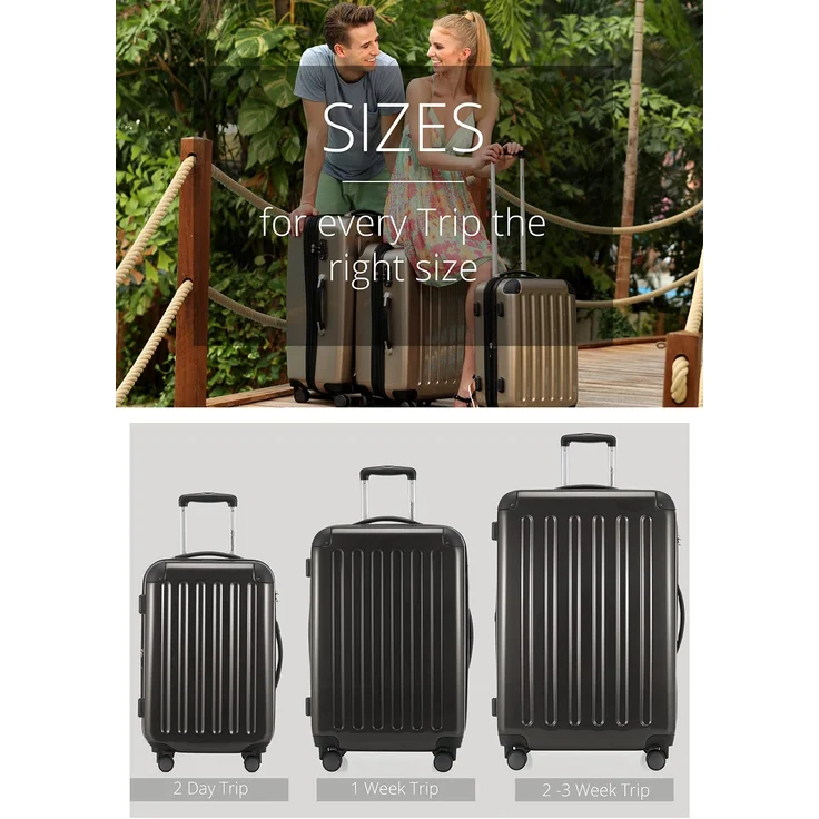 Hauptstadtkoffer Alex Hartschalen Koffer Koffer Trolley Rollkoffer Reisekoffer, 65 cm, 74 Liter graphit, Zahlenschloss – Bild 7