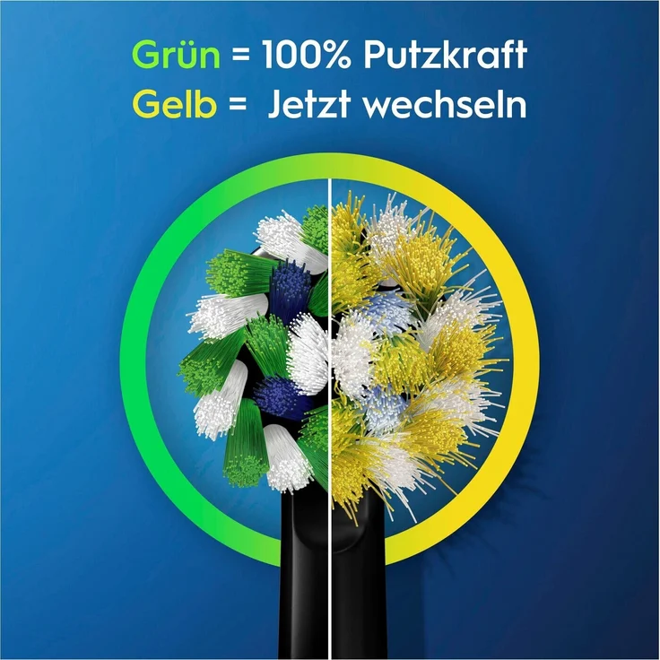 Oral-B Pro 3 3500 Black Edition Set, elektrische Zahnbürste, 2 Aufsteckbürsten, schwarz – Bild 5