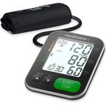 medisana BU 570 connect Oberarm-Blutdruckmessgerät, präzise Blutdruck und Pulsmessung mit Speicherfunktion und Bluetooth-App, Ampel-Skala, Funktion zur Anzeige eines unregelmäßigen Herzschlags