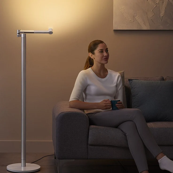 Dyson Solarcycle Morph Stehleuchte, weiß-silber – Bild 2