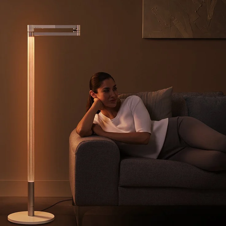 Dyson Solarcycle Morph Stehleuchte, weiß-silber – Bild 4