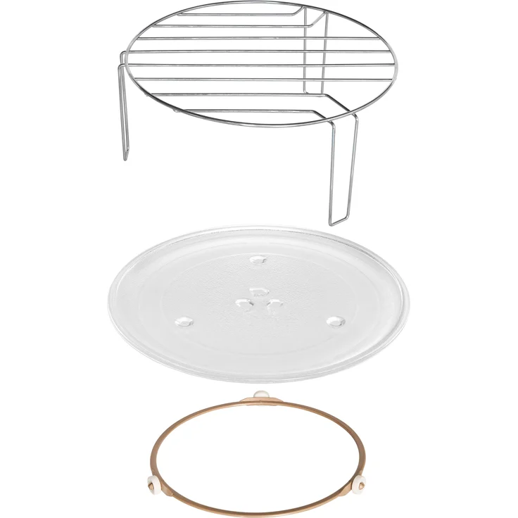 Exquisit EMW20-DG-020 Mikrowelle mit Grill, 59,5 cm breit, Einbaugerät, 800W, 20L Garraum, 5 Leistungsstufen, Edelstahl, inox – Bild 7