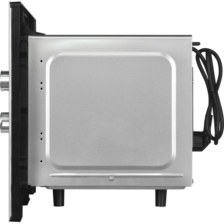 Exquisit EMW20-DG-020 Mikrowelle mit Grill, 59,5 cm breit, Einbaugerät, 800W, 20L Garraum, 5 Leistungsstufen, Edelstahl, inox – Bild 6