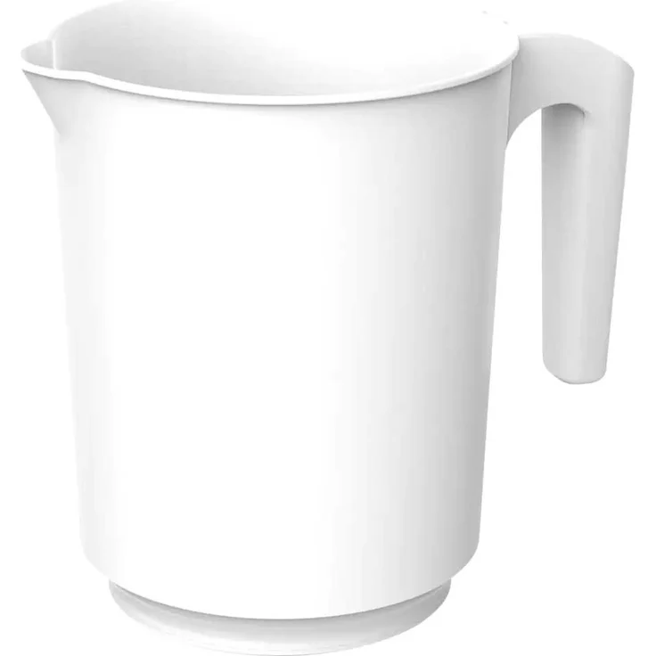 Rotho Rührbecher Fresh 1,5 L weiß, 18,5 x 13,3 x 17 cm (L x B x H)