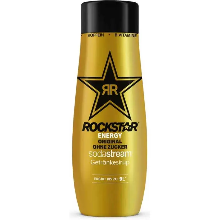 SodaStream Sirup Rockstar Original Zero, 440 ml, ergibt bis zu 9 Liter, ohne Zucker