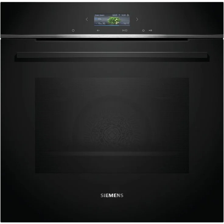 Siemens HB734G1B1 Einbaubackofen, TFT-Full-Touchdisplay, HomeConnect, ecoClean, humidClean, cookControlPlus, Einbaugerät, A+, Garraum 71 l, Breite 59,4 cm, schwarz – Bild 1