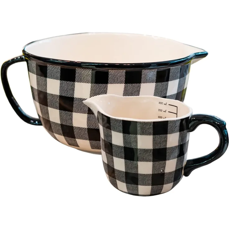 neuetischkultur Set Rührschüssel und Messbecher Squares