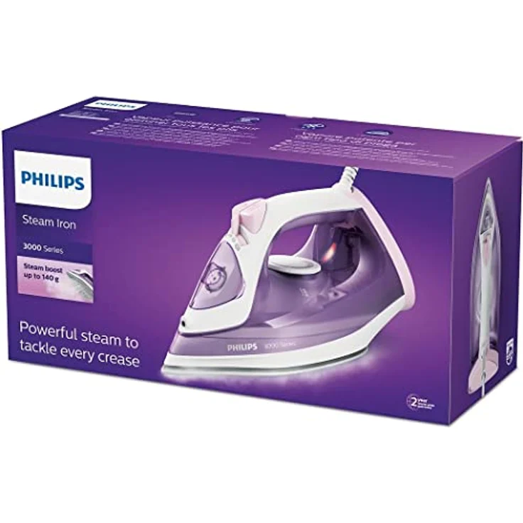 Philips 3000 series DST3010-30 Steam iron Ceramic soleplate 1.9 m 140 g-min Purple White 30 g-min – Bild 6