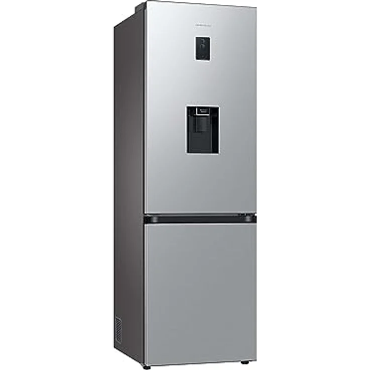 Samsung RL34C652CSA/EG Kühl-/Gefrierkombination, 185 cm, 341 ℓ Gesamtvolumen, 114 ℓ Gefrierteil, AI Energy Mode, Wasserspender, No Frost+, SpaceMax, Edelstahl Look – Bild 1