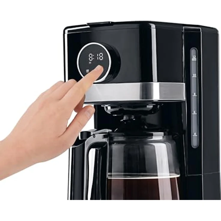 Barista Kaffeemaschine Touch, Filterkaffeemaschine mit 900W, 1,5L Glaskanne für bis zu 12 Tassen, Timerfunktion und Aromastärke-Einstellung – Bild 2