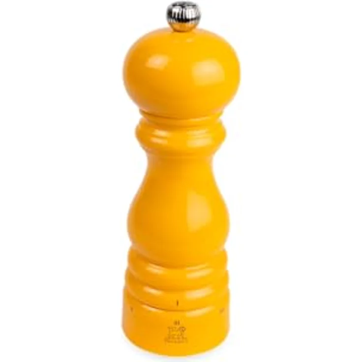 PEUGEOT - Pfeffermühle Paris u'Select 18 cm - ParisRama - 6 voreingestellte Mahlgrade - Aus PEFC-zertifiziertem Holz - Französiches Know-How - Safrangelb lackiert – Bild 1