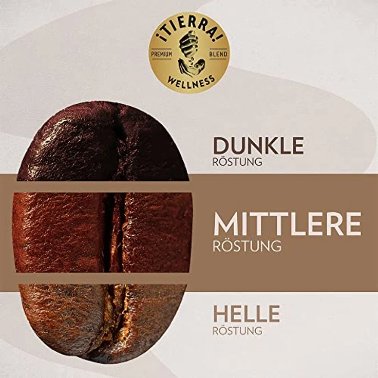 Lavazza Kaffeebohnen - Tierra Wellness - wenig Säure und wenig Koffein - 1er Pack (1 x 1kg) – Bild 5