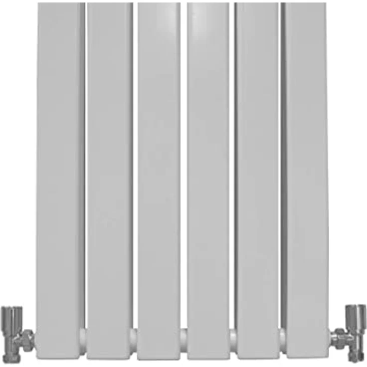 Paneelheizkörper Flachheizkörper Design Heizkörper Heizung 160cm x 42cm Glänzendes Weiß Vertikal Heizgerät Doppellagig Wandheizkörper Küche Wohnzimmer Badezimmer Reinigungsbürste und Befestigungsset - Preisvergleich – Bild 4