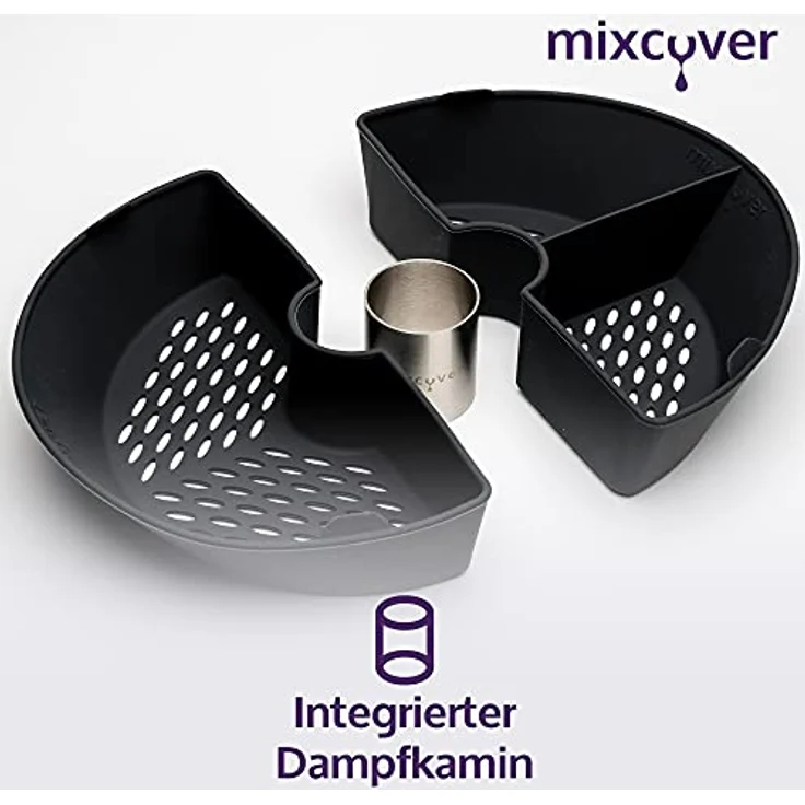 Mixcover Küchenmaschinen-Adapter mixcover Garraumteiler (HALB) für Bosch Cookit Dampfgarraum – Bild 7