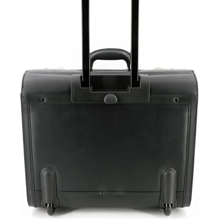 Alassio Pilotenkoffer San Remo, Teleskoptrolleysystem, Laptopfach, Schwarz – Bild 8