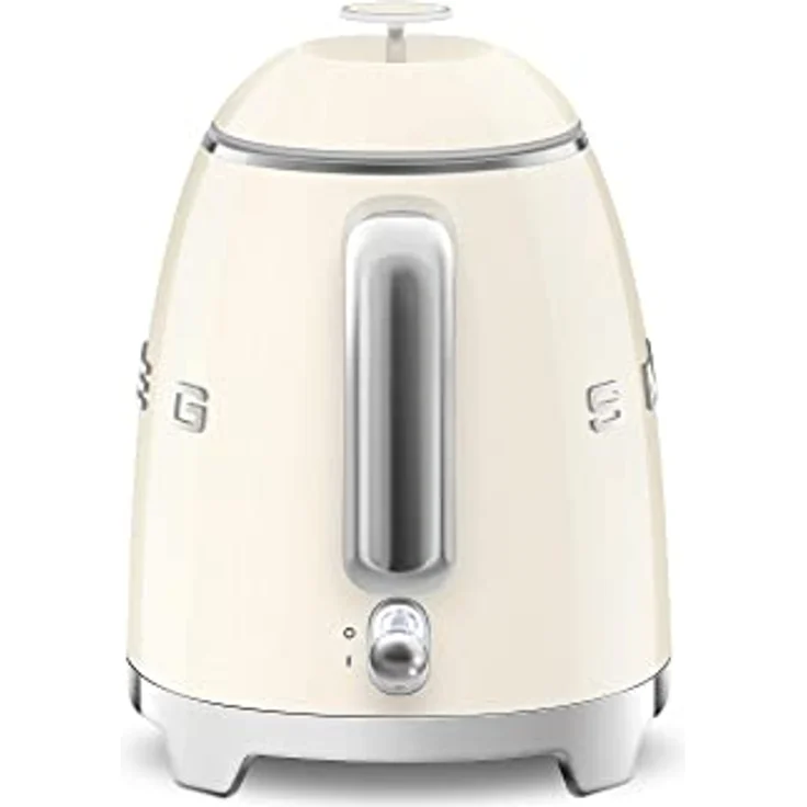 Smeg KLF05CREU Wasserkocher Mini 50's Style, 1400W, 0,8 L, Kunststoff, Wasserstandsanzeige, creme – Bild 3