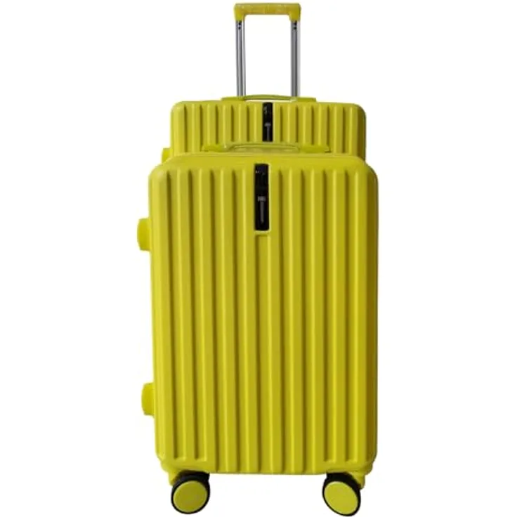 NTK-Collection Hartschalenkoffer 2er-Set Leandra, Reisegepäck Trolley, gelb
