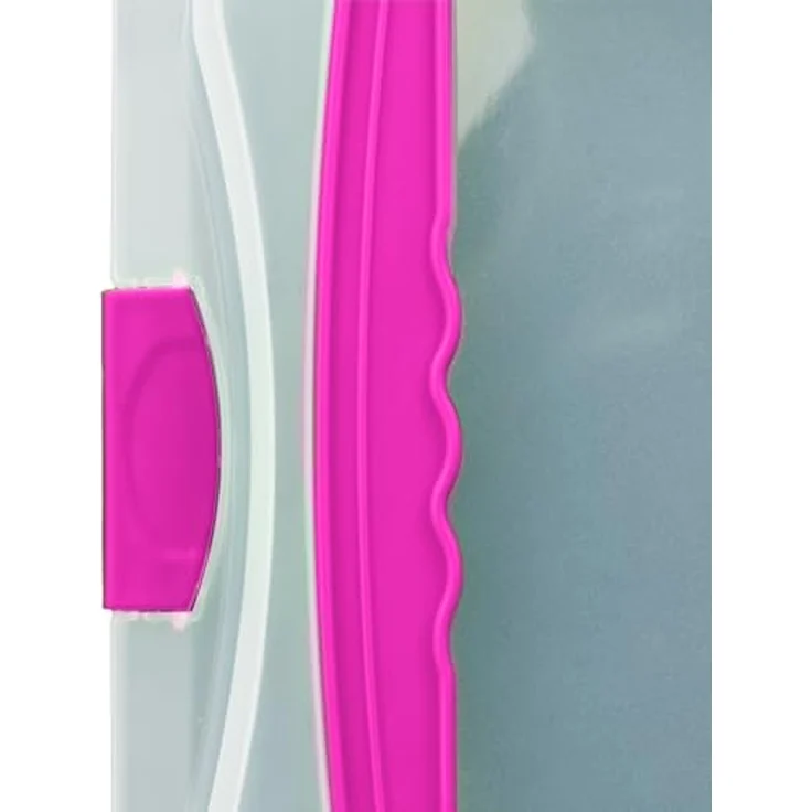 relaxdays Backblech mit Deckel, rechteckige Kuchenform aus Carbon-Stahl, Pink, antihaftbeschichtet, mit 2 Tragegriffen und Verschlussclips – Bild 8