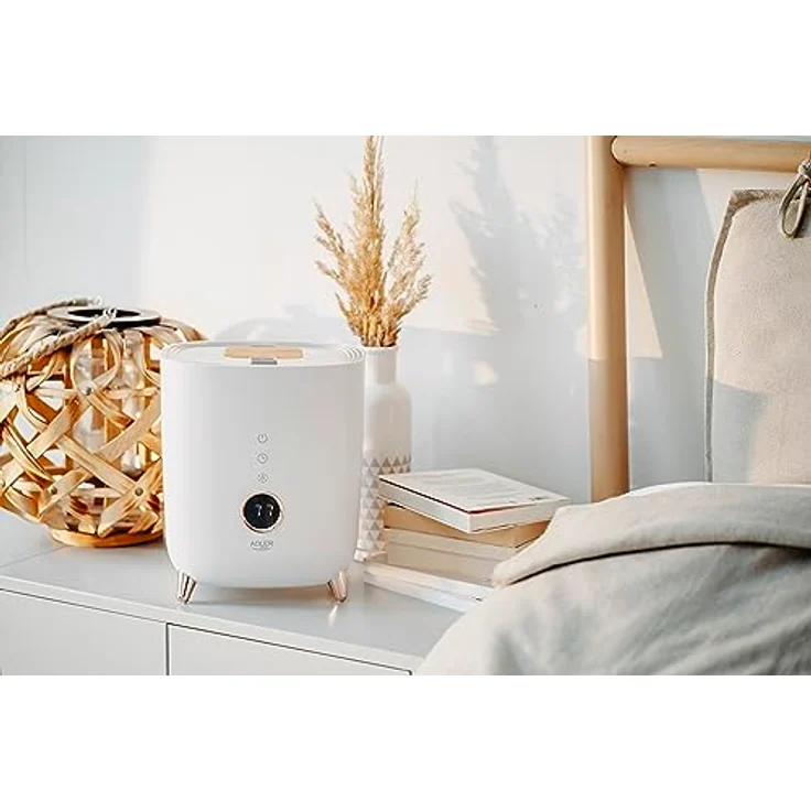 Adler Ad 7972 Ultraschall-Luftbefeuchter, LED-Display, Touch-Tasten, Aromatherapie, 4,0 Liter - Durchsichtig – Bild 3