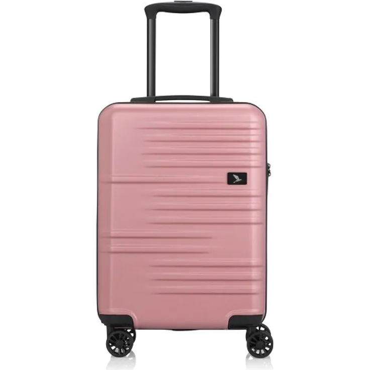 Pack Easy Mena 4 Rollen Kabinentrolley 55 cm, rosa, aus 100% Polypropylen, leicht und kompakt