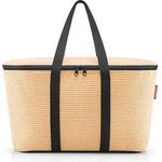 reisenthel coolerbag raffia black, Kühlbox mit 20 l Volumen und hochwertiger Isolierung