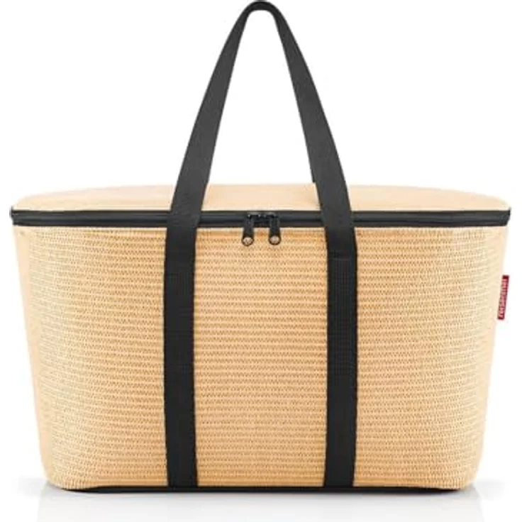 reisenthel coolerbag raffia black, Kühlbox mit 20 l Volumen und hochwertiger Isolierung – Bild 1