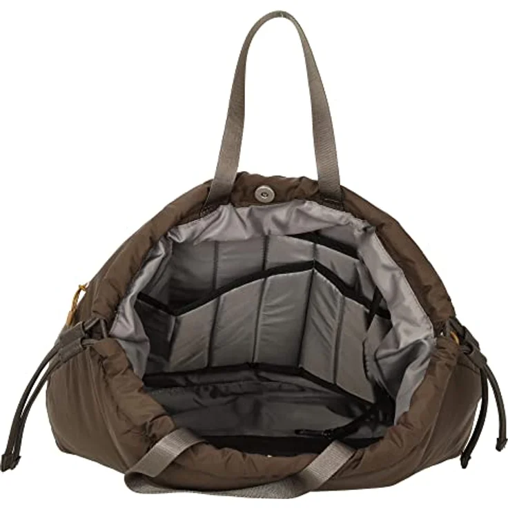 Jost Kemi Shopper, Lässige Schultertasche aus Nylon in Braun mit gut durchdachter Innenausstattung, 43x16x36 cm, 0.86 kg – Bild 6
