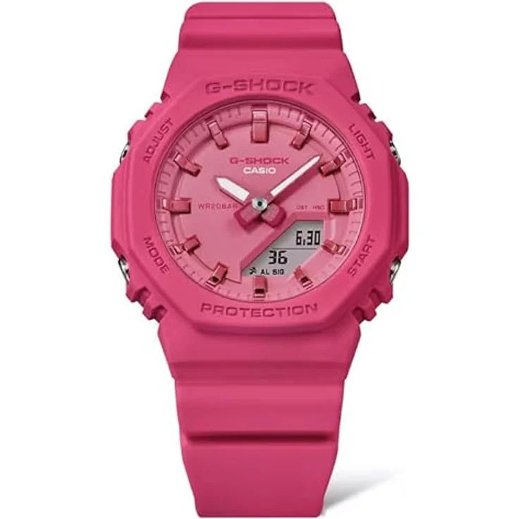 CASIO G-SHOCK Chronograph GMA-P2100PP-4AER, Quarzuhr mit 20 bar wasserdicht, Resinarmband, für Damen und Herren – Bild 8