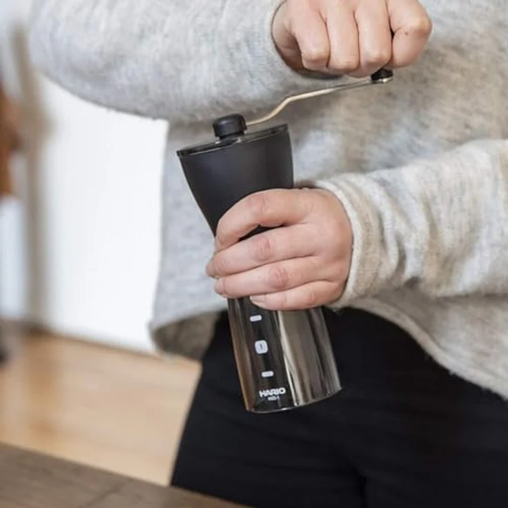 Hario Mini Mill Plus Kaffeemühle Handkaffeemühle manuelle Kaffeemühle – Bild 5