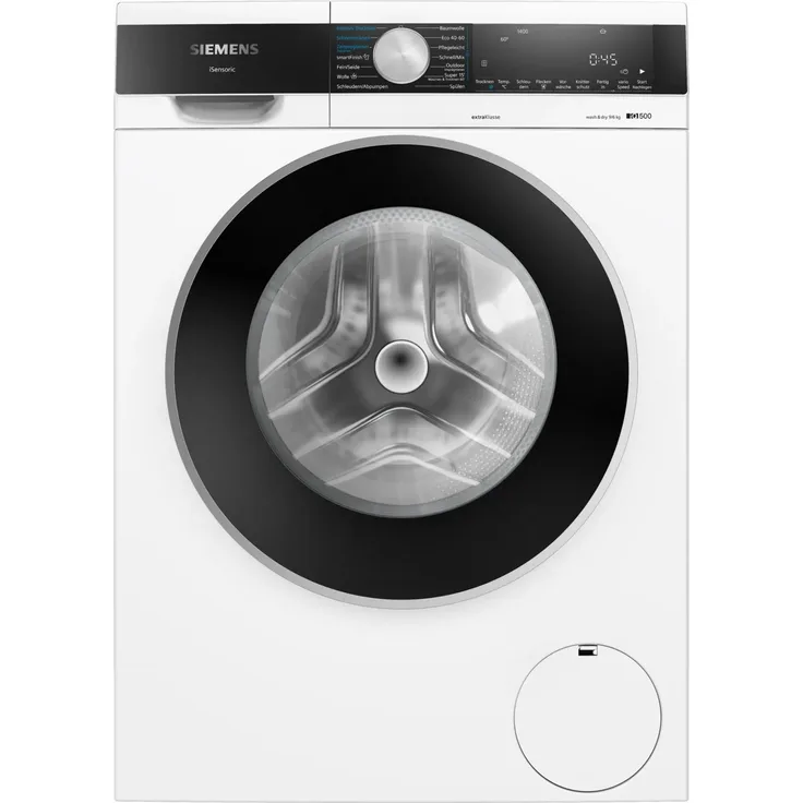 Siemens iQ500 WN44G292, 9 kg Waschtrockner mit 6 kg Trockenfunktion, 1400 U/min, Weiß (inkl. Lieferung)