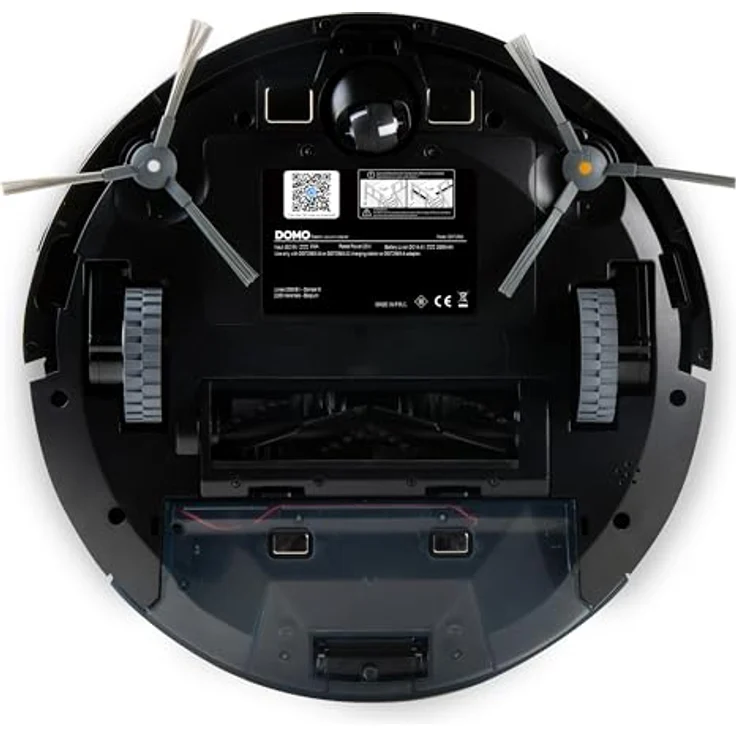Domo DO7298S Staubsaugerroboter mit automatischer Absaugstation, Wischsystem und App - m. Absturzsicherung - Timerfunktion, Schwarz – Bild 5