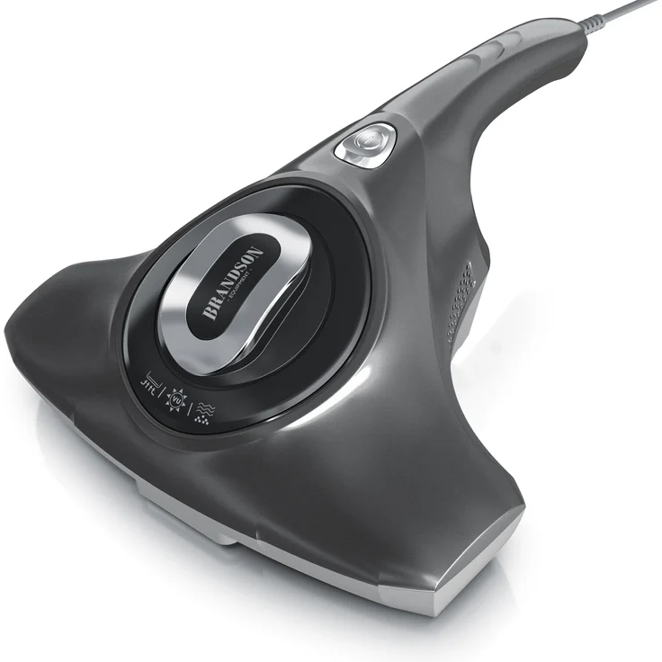 Brandson Milben Handstaubsauger 300W, UV-C Staubsauger, vernichtet 93% Milben, chemiefreie Reinigung, für Allergiker, schwarz