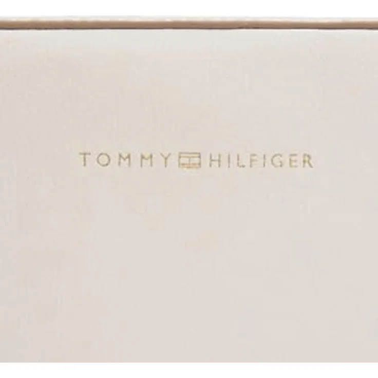 Tommy Hilfiger TH Logotape Umhängetasche, 20 cm, aus Polyurethan, beige – Bild 8
