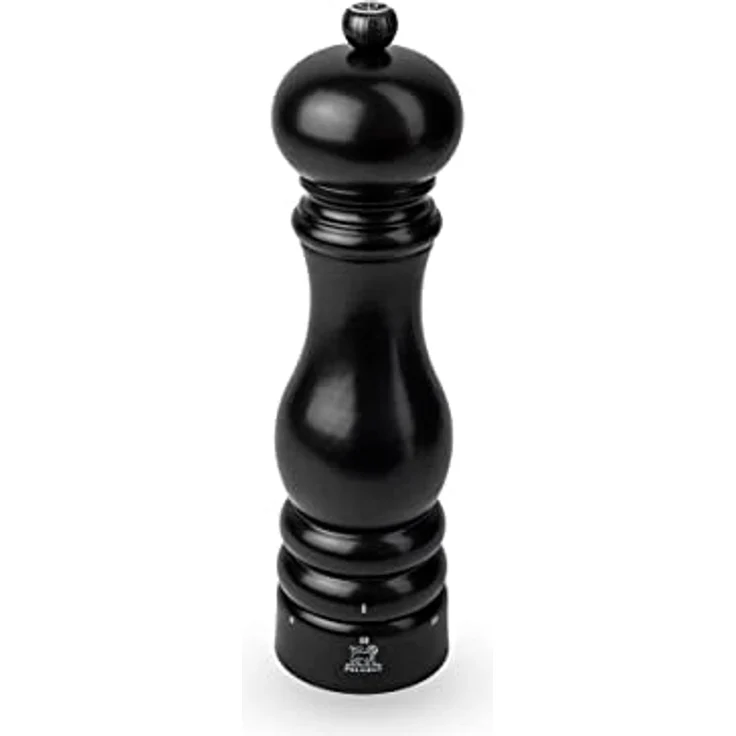 PEUGEOT Salzmühle PARIS 22cm, Buchenholz Satin-Schwarz, uSelect Zirkonia-Mahlwerk mit 6 Mahlgraden – Bild 1