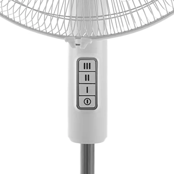 Orbegozo SF 1040 Standventilator, 3 Geschwindigkeiten, geräuscharm, mehrfach schwenkbar, höhenverstellbar, 45 W, Weiß – Bild 5