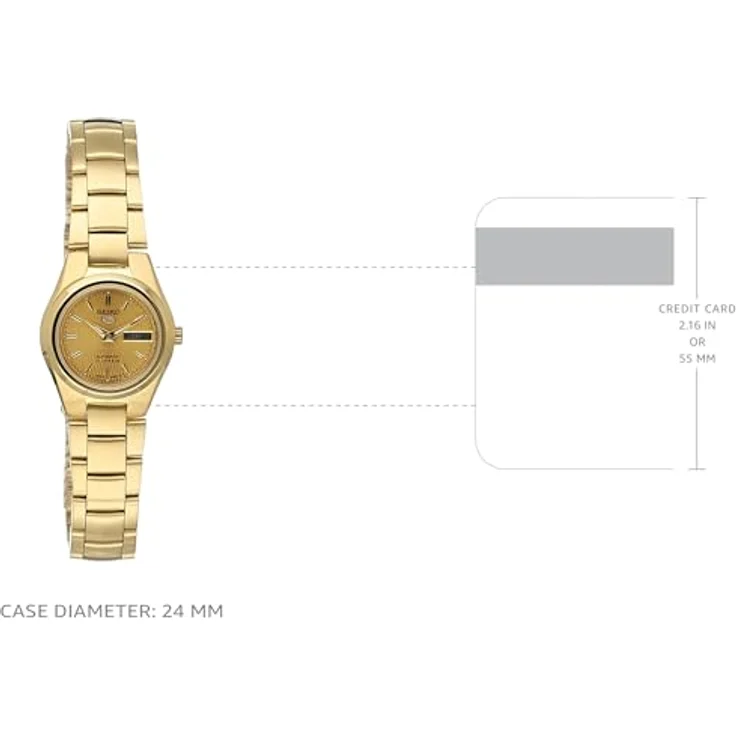 Seiko 5 Ladies SYMC18K1 Damen Automatikuhr Retro, Analoguhr, 30 mm – Bild 6