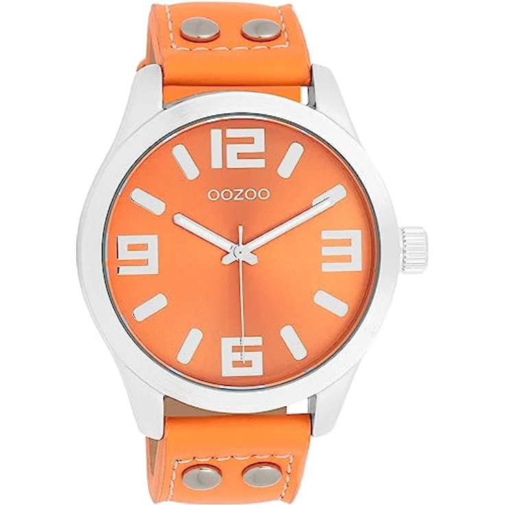 OOZOO Quarzuhr C1072, Armbanduhr, orange, Damenuhr, Herrenuhr – Bild 2