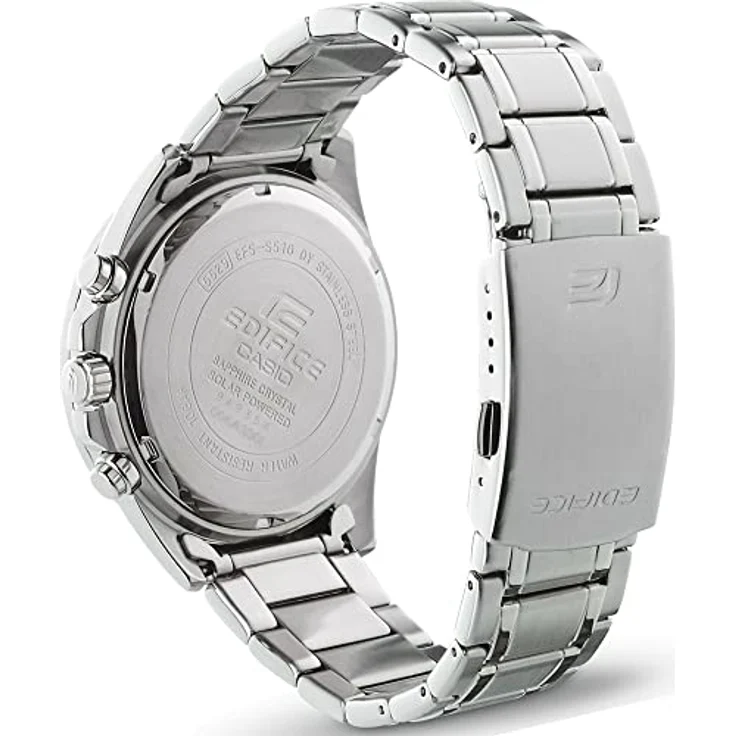 Casio Herren Chronograph Solar Uhr mit Edelstahl Armband EFS-S510D-2AVUEF – Bild 4