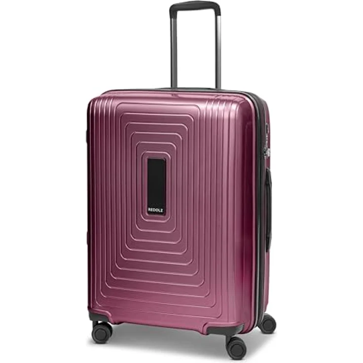 REDOLZ Mittelgroßer Hartschalen M+ Trolley | 46 x 30 x 66 cm | Koffer mit Dehnfalte von 82 auf 97 Liter | Ultra-leicht Polypropylen, 4-Doppelrollen & TSA | nur 3,7 kg – Bild 1