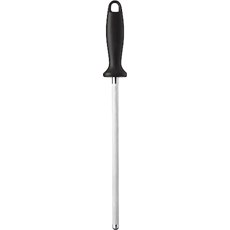 ZWILLING Wetzstahl/Wetzstab, verchromt, Klingenlänge 26 cm, Ergonomischer Kunststoffgriff, Schwarz [Made in Germany] – Bild 1