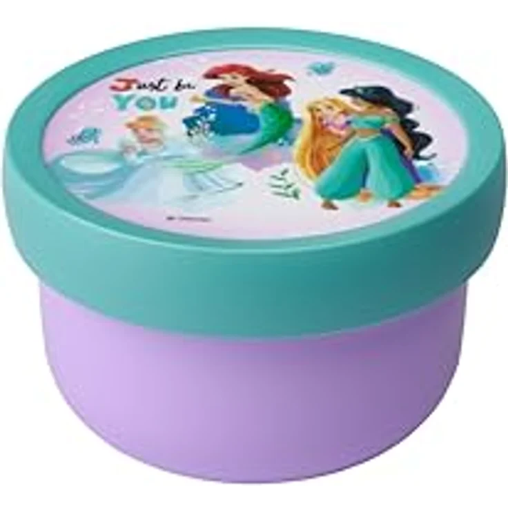 Mepal Obstbox Campus - Snackbox für Kinder - Spülmaschinen- und mikrowellenfest - BPA-frei - 300 ml - Disney Princess – Bild 1