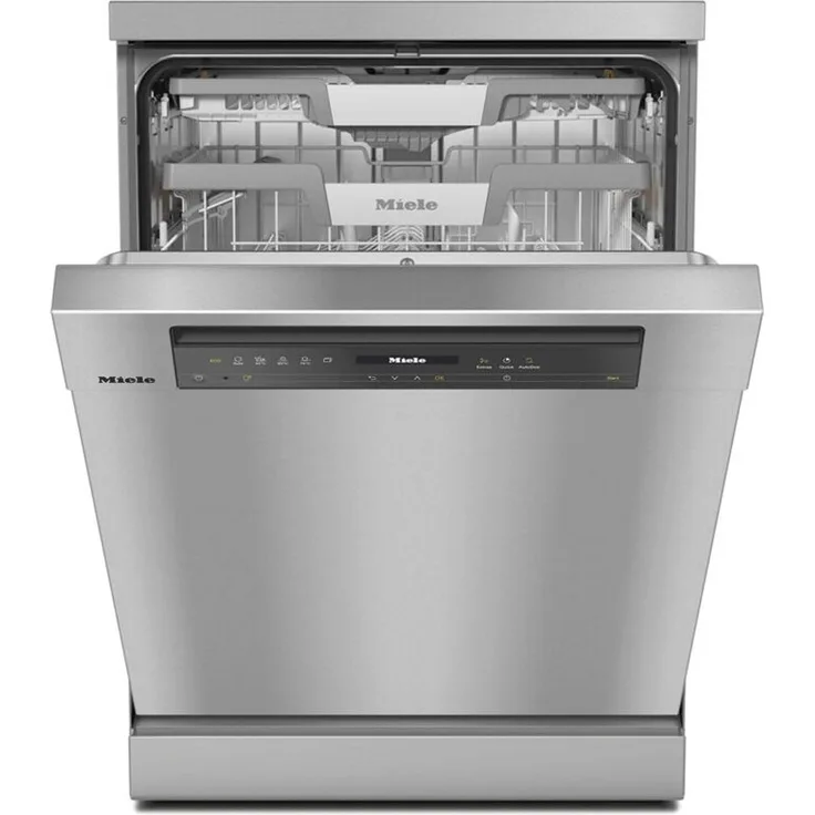 Miele G 7600 SC Geschirrspüler, AutoDos, 14 Maßgedecke, A, 8,4 L, Besteckschublade, unterbaufähig, inox silber