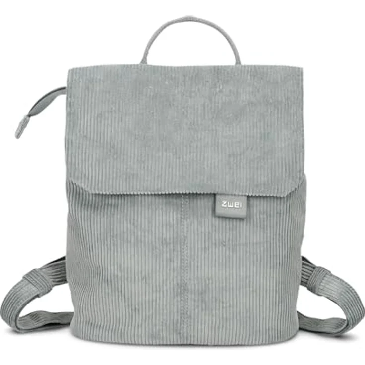 Zwei Mademoiselle.M City Rucksack, 29 cm, blau, 100% Polyurethan, 24 cm x 13 cm – Bild 2