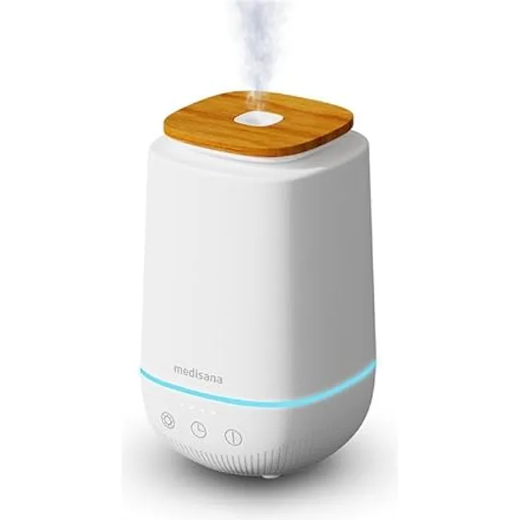 Medisana AD 650 Aroma Diffuser, Duftlampe mit Wellness-Licht und Timer, Ultraschall-Technologie, 6 Farben