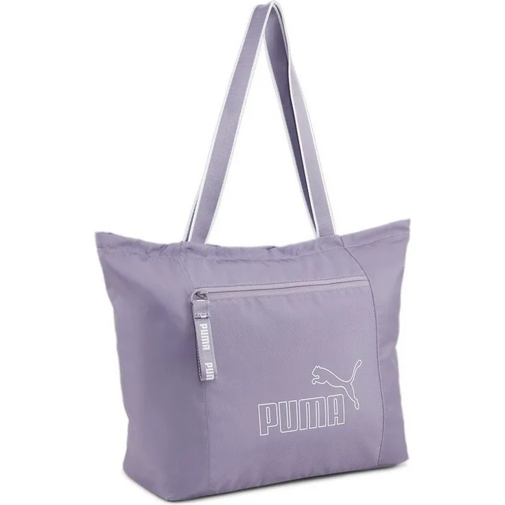 PUMA Shopper Core Base Großer Shopper Damen, mit mehreren Fächern und gepolsterten Griffen, schwarz
