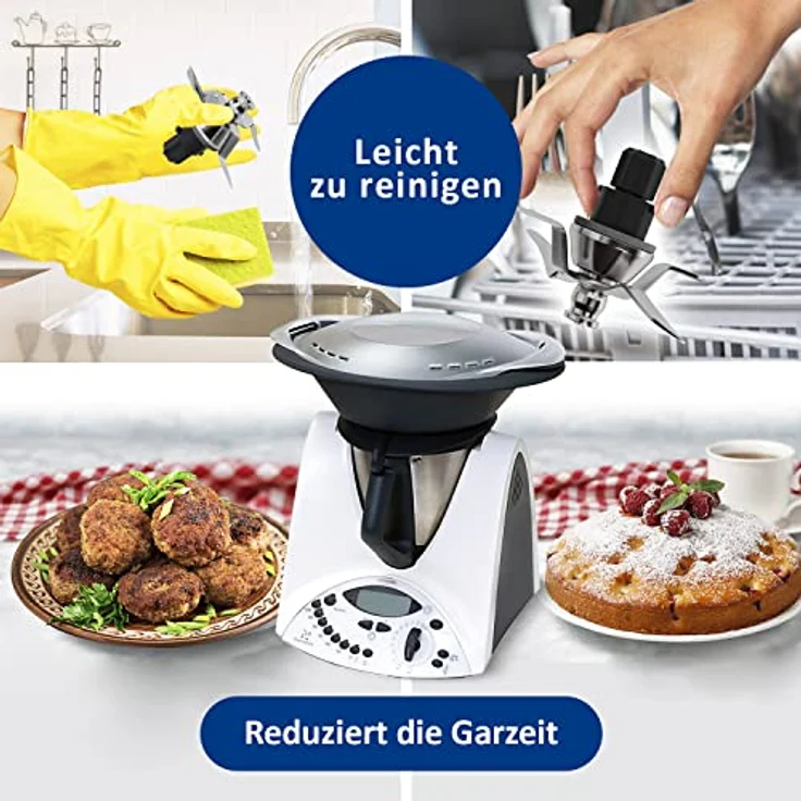 VIOKS Mixmesser Ersatz für Thermomix TM31, hochwertiges Küchenmaschinen-Zubehör – Bild 6