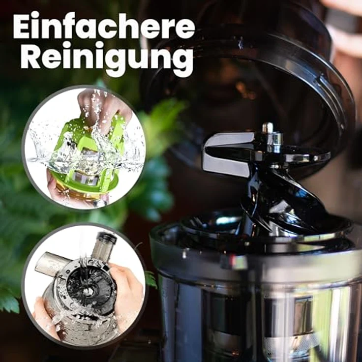 Kuvings REVO830 Slow Juicer | Automatisches Schneidesystem | inkl. Smoothie & Sorbet Filter Set | Mattschwarz – Bild 5