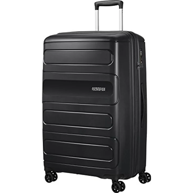 American Tourister Sunside Spinner 77 Erweiterbar, 4.5 KG, 106/118L, Schwarz (Black) – Bild 1