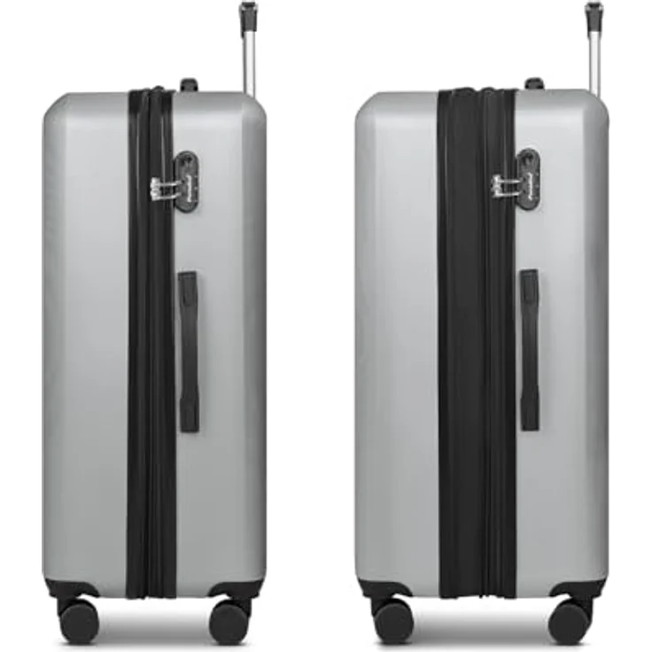 Check in Paradise 2.0 Koffer, XL Trolley 52 x 30 x 78 cm, stoßfestes ABS Material, erweiterbar, mit Teleskopgriff, 110 Liter Volumen – Bild 3